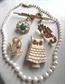 Vintage Jewelry Lot Avon Seahorse Clutch  Pin Owl Brocade Fragrance Owl Pin And More