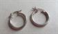 Small Sterling Silver Pierced Hoop Earrings Fine Jewelry