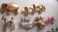 Vintage Figural Pin Jewelry Lot Critters Elephants Rabbits  And More Three Gerrys Signed 