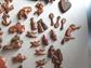 Vintage Cracker Jack ? Copper Charm Lot1 930's -50's Gum Ball Charms Sylvester Collectibles