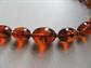 Vintage Marbled Lucite Tortoise Necklace Screw Clasp