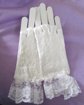 Vintage 1980's Lace Finger-less Gloves Never Worn Mint Shape Sealed