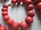 Genuine Coral Necklace And Large Bracelet Beach Jewelry Cruise Tropical