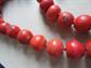 Genuine Coral Necklace And Large Bracelet Beach Jewelry Cruise Tropical