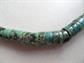Genuine Turquoise Necklace Sterling Silver Clasp? Stone Beads 