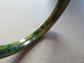 Vintage Bakelite Bangle Set GORGEOUS Swirls! Butter Avocado Swirl 