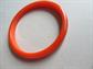 Vintage Bakelite Orange Bangle Bracelet 