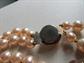 1950's Champagne Faux Pearl and Crystals Necklace 50's Jewelry Accessories