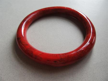 Vintage Genuine Sponge Coral Bangle Bracelet Beach Jewelry Tropical Cruise Wear