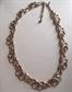1950's Monet Signed Gold Tone Necklace Vintage Jewelry '50's Accessories