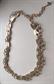 1950's Monet Signed Gold Tone Necklace Vintage Jewelry '50's Accessories