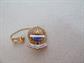 Vintage Past President Amvets Auxiliary Chatelain Pin 1/10th 10k Gold Filled