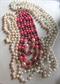 Vintage Faux Pearl Necklaces Lot Beads Destash Repurpose Jewelry Making