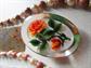 Vintage Jewelry Lot Glass Beads Western Germany Goldstone Necklace Lucite and Rhinestone Pin