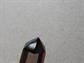 Sterling Silver Smokey Quartz Gemstone Pendant 925 And 1970's Liquid Silver Necklace 