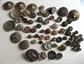 Antique Metal Button Collection Florals Rhinestone Asian Motif And Some Tinies Sewing Collectibles