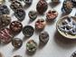 Antique Metal Button Collection Florals Rhinestone Asian Motif And Some Tinies Sewing Collectibles