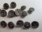 Antique Button Collection Castle Cut Steel Fleur De Lis