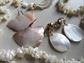 Vintage Mother Of Pearl and Shell Jewelry Lot Necklaces Bracelet Earrings Beach Jewelry
