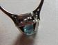 Vintage Sterling Silver Ring With Blue Stone Aquamarine? Size 6 3/4