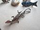Vintage Pin Lot Sandor Fish Lizard Newer LARGE Rhinestone Articulated Elephant Pin Figural 