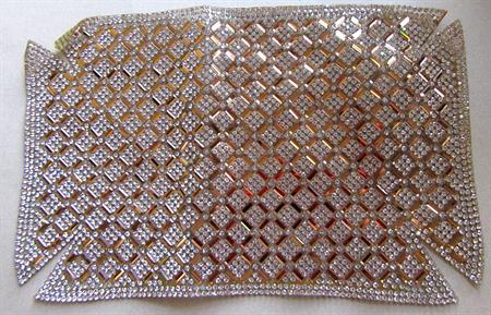 Brilliant Rhinestones On Vinyl Panel For Crafts Cellphone Or Box Decoration Repurpose Upcycle