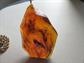 Vintage Large Amber Pendant on 1/20th 12K Gold Filled 30