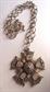 Vintage Heraldic Style Medalion Pendant on Chain Medieval Renaissance Costume Accessories Coz Play