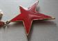 1980's Red Stars Necklace 80's Accessories For Costume Astrology Jewelry
