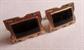 Vintage Black Onyx Gold Tone Cufflinks Cuff Links Men's Jewelry Shirt Accessories