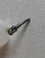 1950's White Moon Glow Necklace Sterling Clasp '50's Accessories