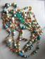 Vintage Long Assorted Beads Necklace Destash Take Apart Harvest Repurpose