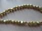 Lee Sands Christmas Poinsettia Christmas Inlaid Necklace Freshwater Pearls Holiday Jewelry