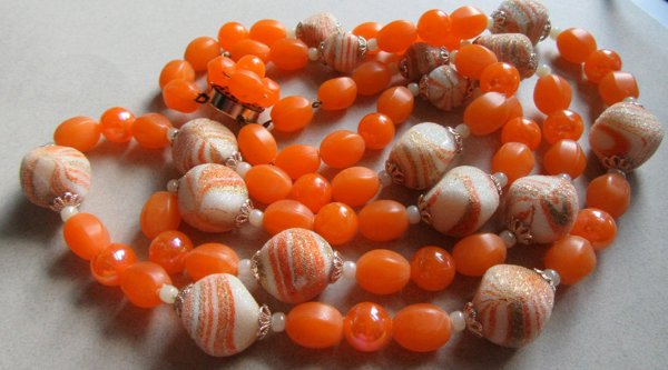Vintage Western Germany Sugar Necklace