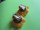 Vintage Western Germany Citrus Clip EarringsSigned Jewelry