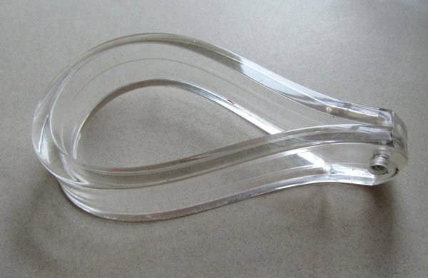 1940's Vintage Lucite Purse Zipper Pull '40's Pocketbook Accessories