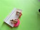 1960's Mod Pink Jewelry Lot Ball Pierced Earrings Lucite Ring and Clip Earrings