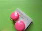 1960's Mod Pink Jewelry Lot Ball Pierced Earrings Lucite Ring and Clip Earrings