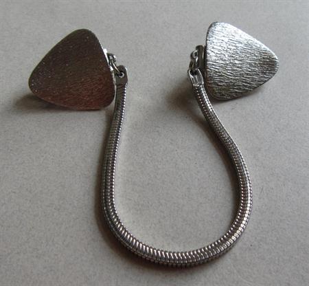 Vintage Mid Century Mesh Sweater Clip Or Guard 1950's Clothing Accessories