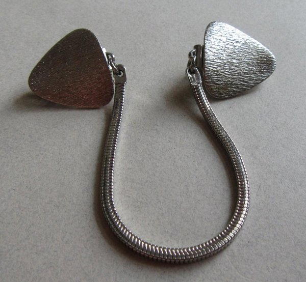 Vintage Mesh Sweater Clip Or Guard 1950's Accessories