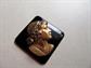 Vintage Italian Glass Repousse Cabochon Destash Jewelry Making Parts Repurpose Upcycle