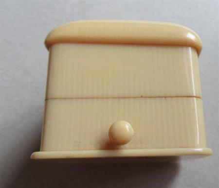 Vintage Ivorine Celluloid Ring Box As IS Jewelry Supplies