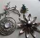 Vintage Pin Lot Some Signed Jewelrama Brooches
