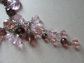 Pink And Purple Crystal Waterfall Necklace