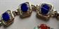 Vintage and Up Jewelry Lot Rhinestone Crown Glass Bracelet Coral Pendant
