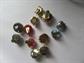 Vintage Clip Earrings Lot Crystal Lucite Cluster Sequins Faux Pearls 50's Accessories