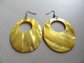 1980's Genuine Shell  Pierced Earrings 