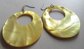 1980's Genuine Shell  Pierced Earrings 