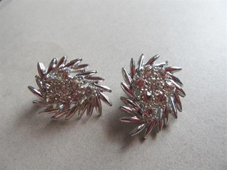 Vintage 1950's  Rhinestone Earrings 