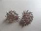Vintage 1950's  Rhinestone Earrings 